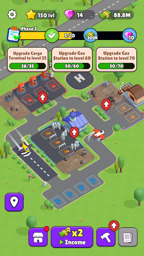 Airport Empire - Idle Tycoon - Tangkapan Layar 8