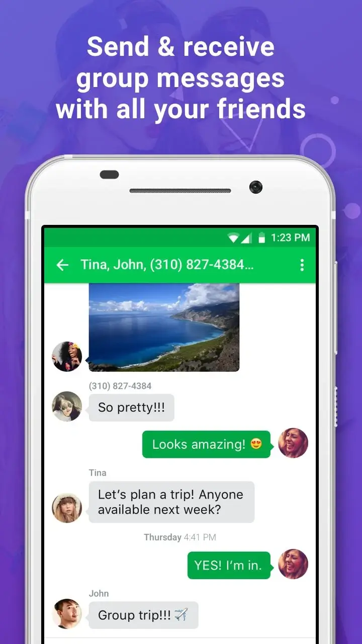 Screenshot Nextplus APK untuk Android