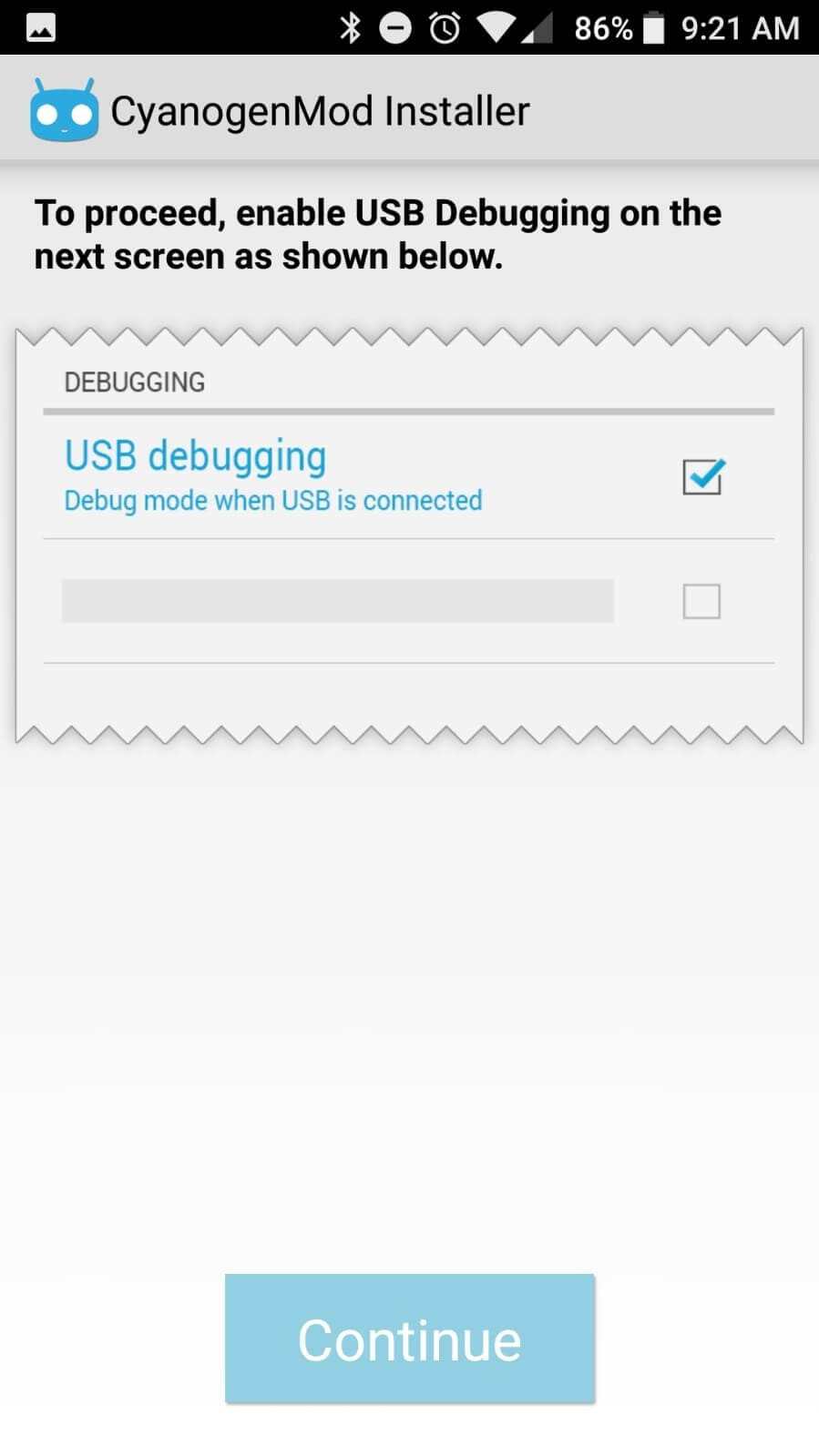 Screenshot CyanogenMod Installer APK 1.0.1.4