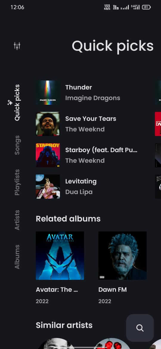 Screenshot ViMusic APK v0.5.4 untuk Android