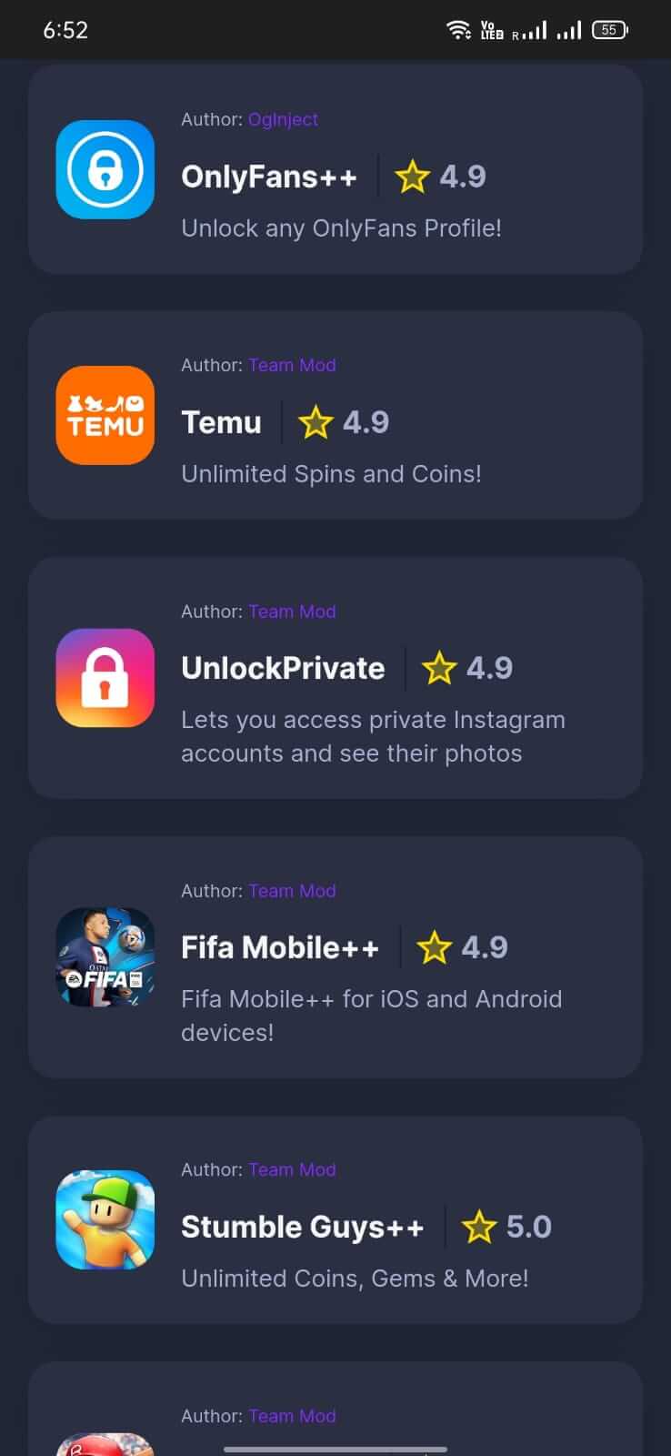 Screenshot Oginject APK v1.0