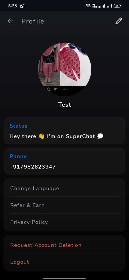 Screenshot Super Chat APK v8.1 untuk Android