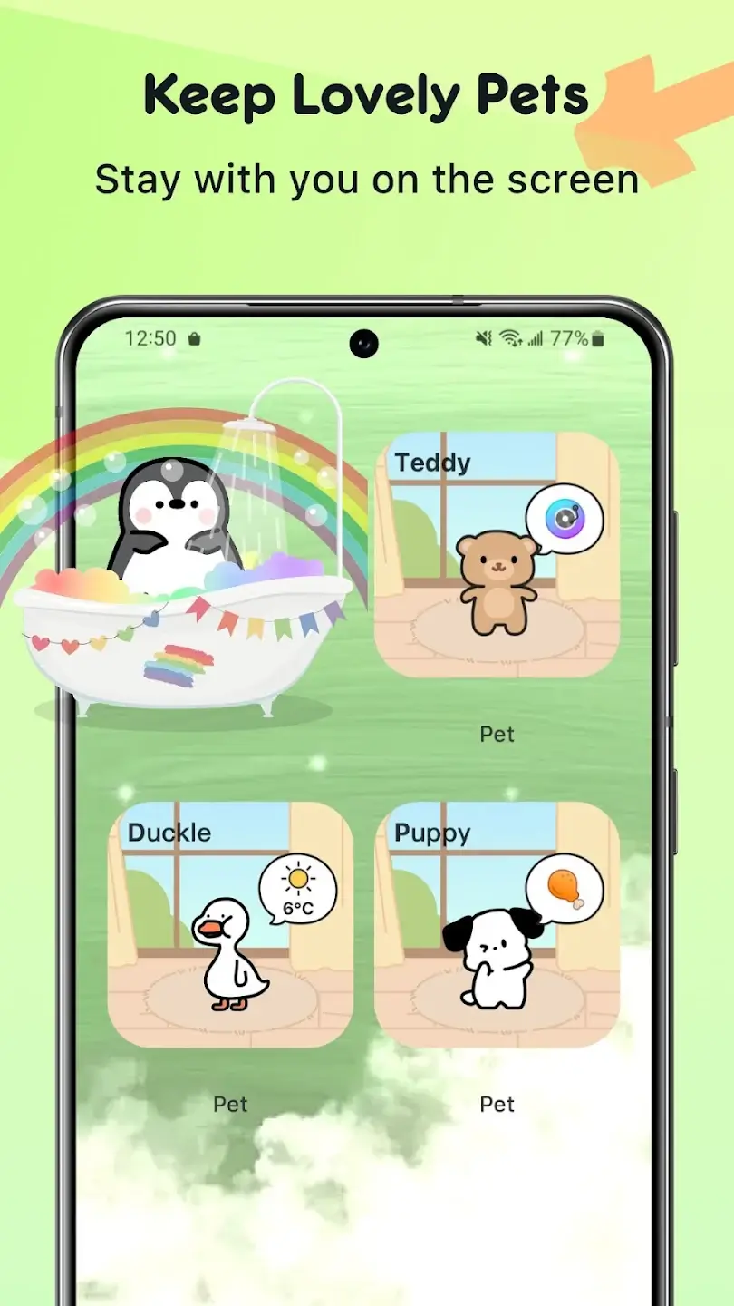 Screenshot Widgetable APK 4.0.052 untuk Widget Lucu dan Kustomisasi Layar Utama