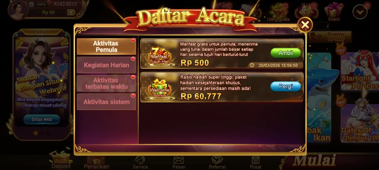 Screenshot FB168 APK v16.4 untuk Android