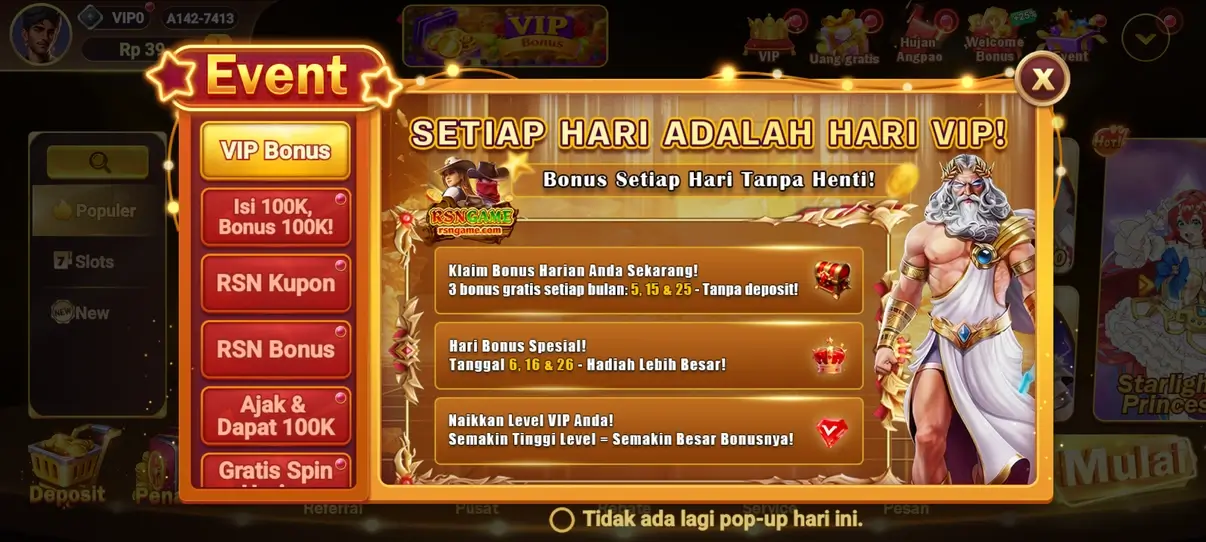 Screenshot RSNGAME APK