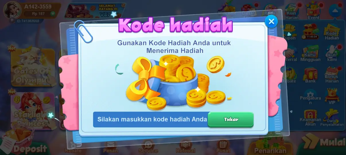 Screenshot V87 APK